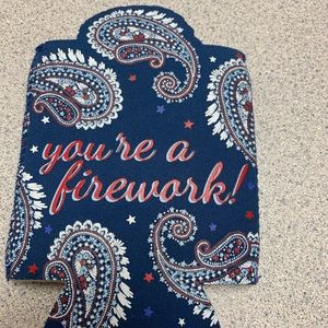 Vera Bradley Fireworks Paisley Drink Hugger Coozie